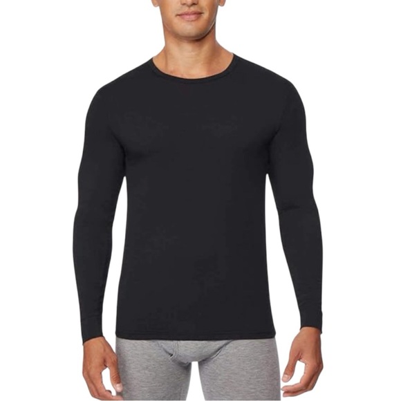 32 Degrees Men's Black Long Sleeve Crew Neck XL - Picture 3 of 5